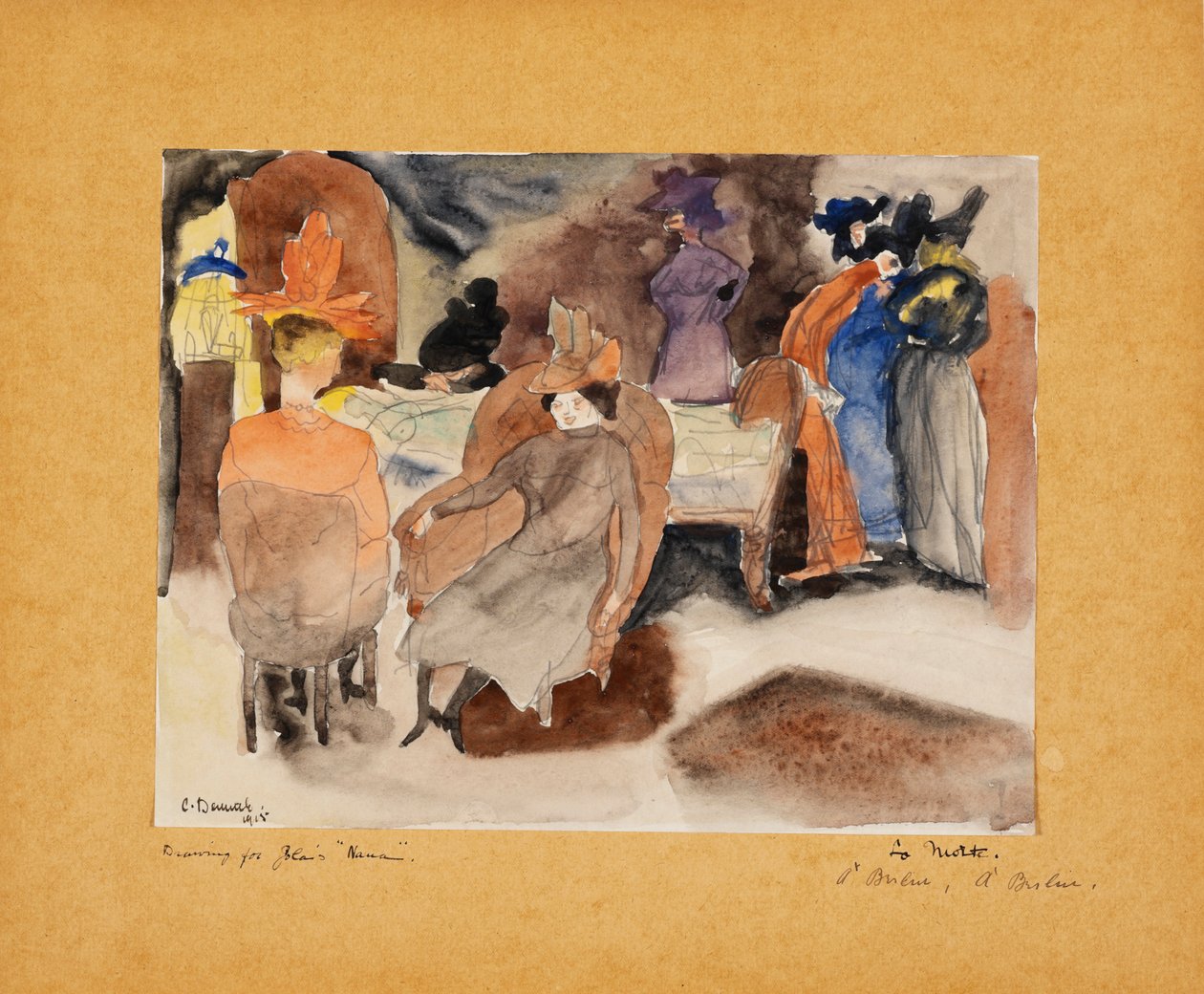 Zolas Nana, 1915 autorstwa Charles Demuth