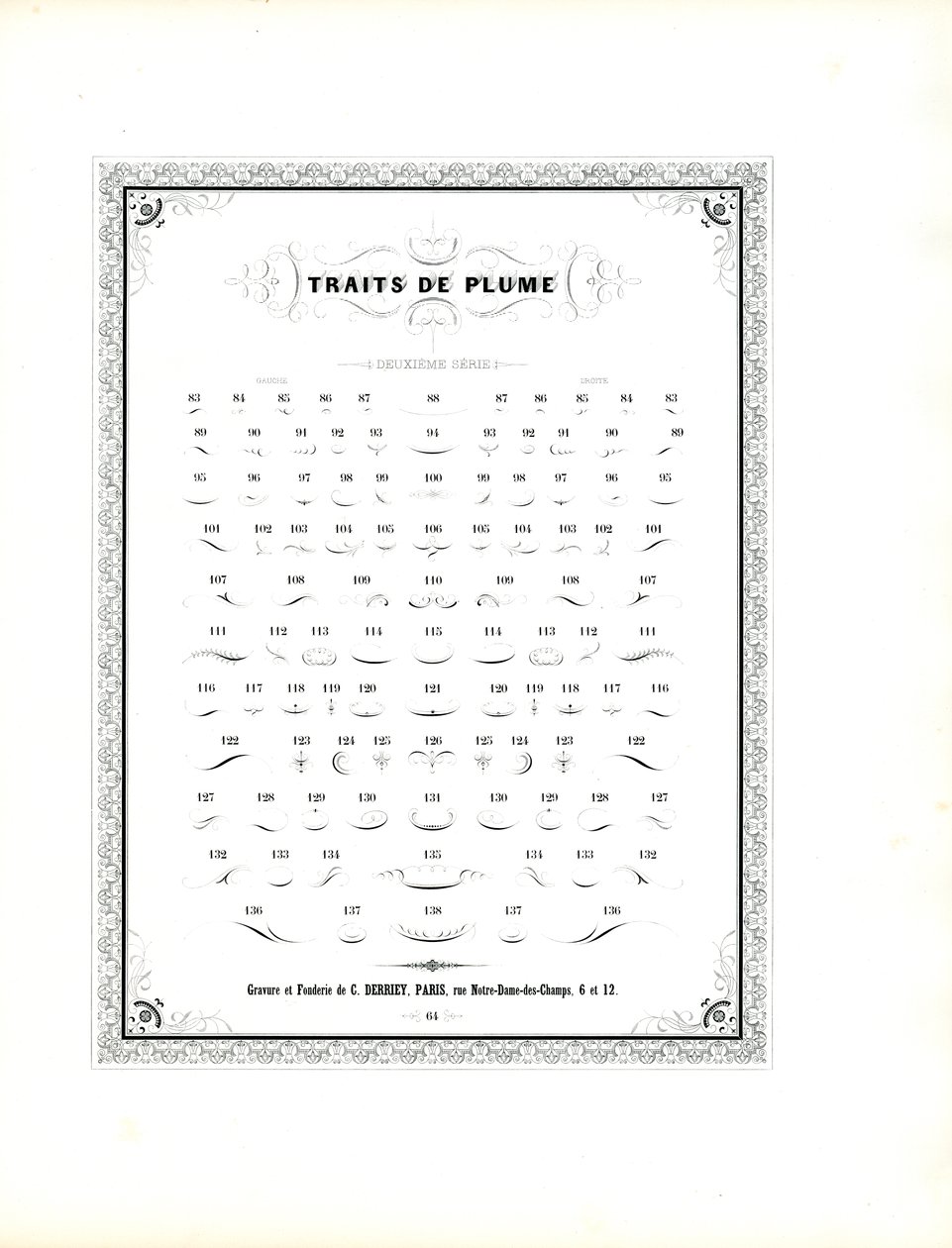 Kaligraficzne flamastry - druga seria (druk) autorstwa Charles Derriey