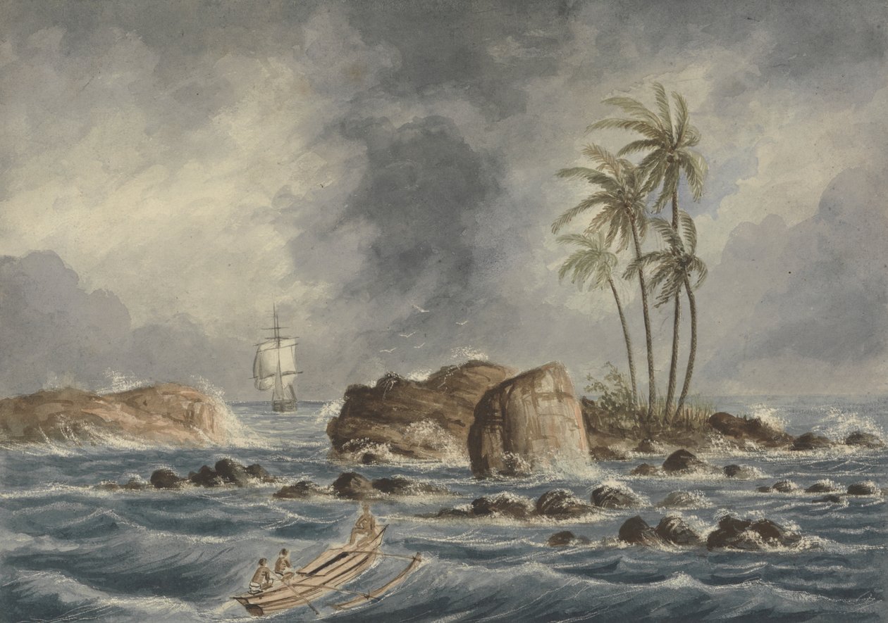 Galle Point, Cejlon (Sri Lanka) autorstwa Charles Dyce