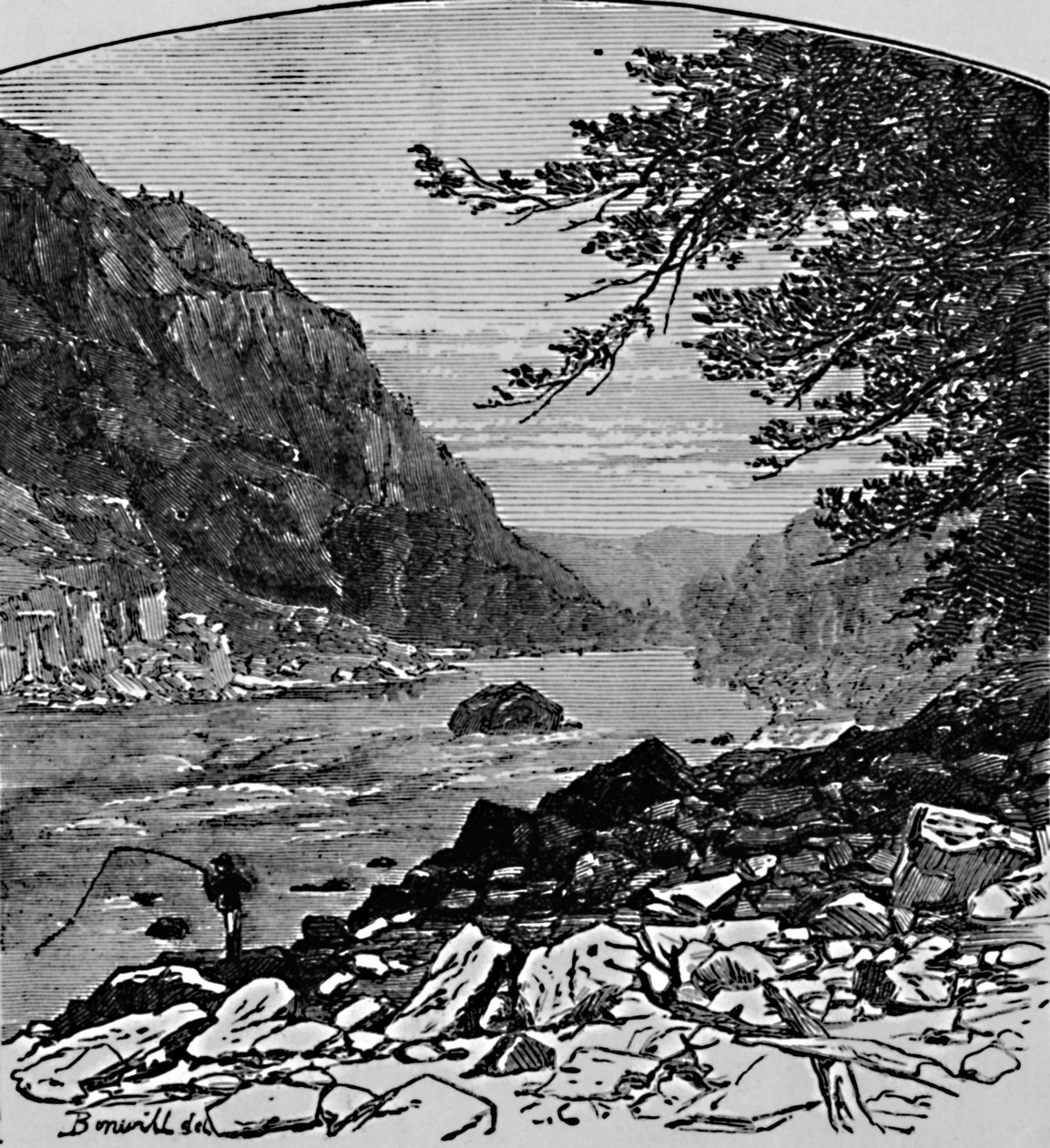 Dolny Kanon, 1883 autorstwa Charles E. H. Bonwill