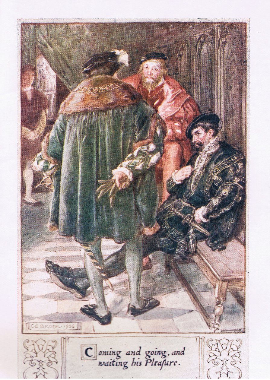 Przychodzi i odchodzi, i czeka na jego przyjemność autorstwa Charles Edmund Brock