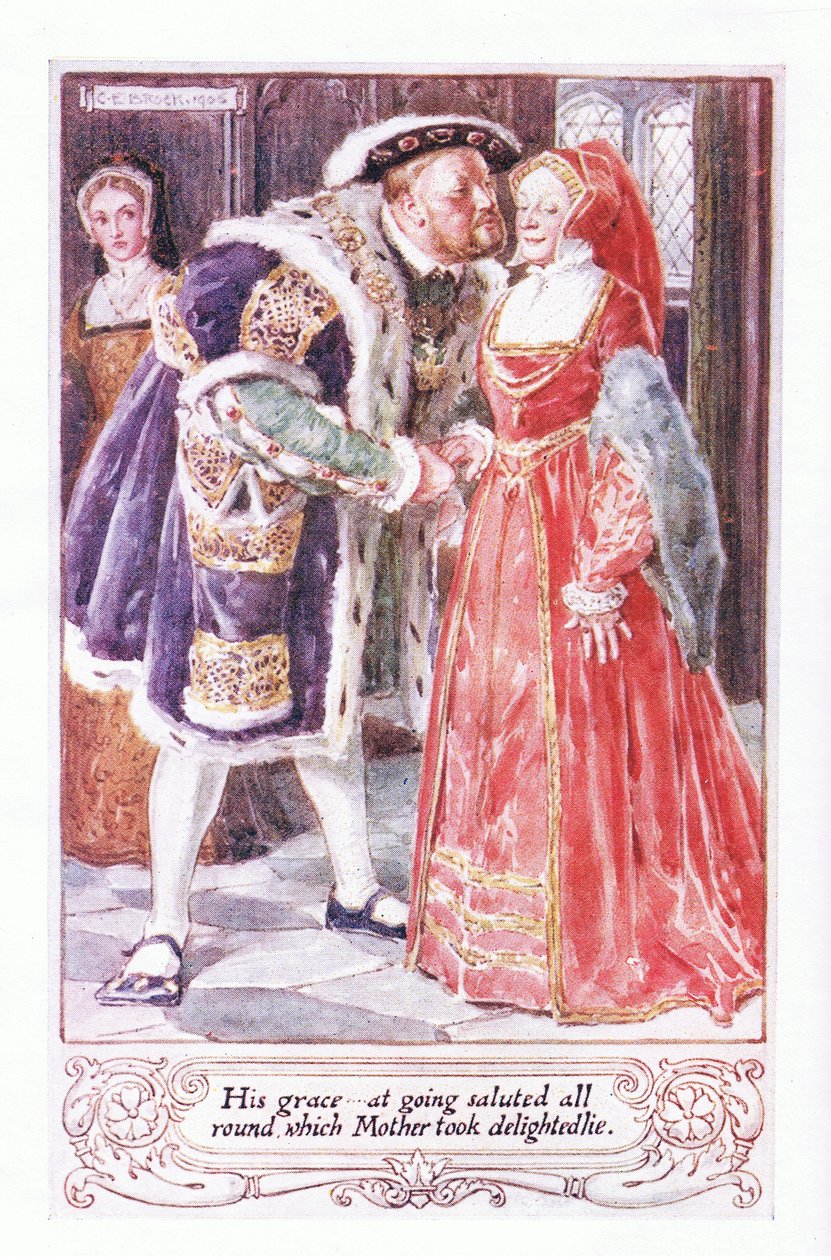 Wszędzie salutował Jego łaska w chodzeniu, co matka wzięła zachwycona autorstwa Charles Edmund Brock