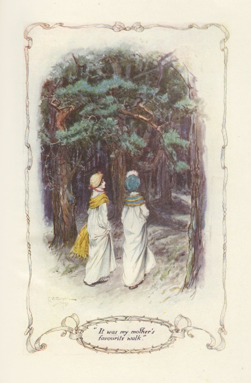 To był ulubiony spacer mojej mamy, 1907 (ilustracja) autorstwa Charles Edmund Brock