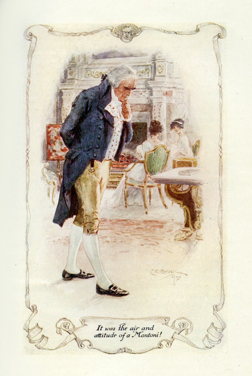 To było powietrze i postawa Montoni, 1907 (ilustracja) autorstwa Charles Edmund Brock
