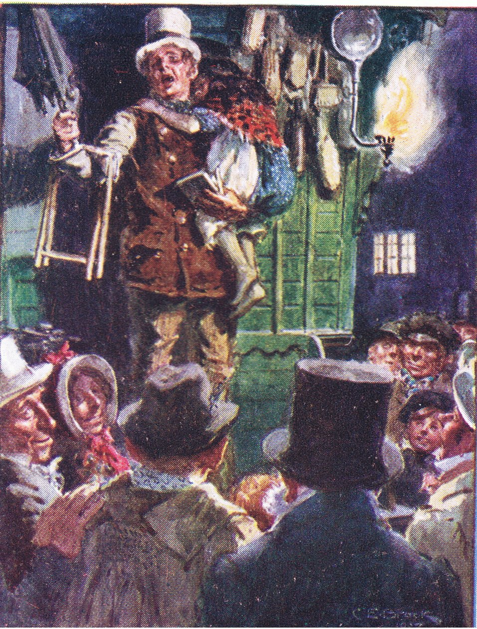 Teraz nie zapytam, ile za dużo, ale jak mało, ilustracja z Recepty dr Marigold, 1910 autorstwa Charles Edmund Brock