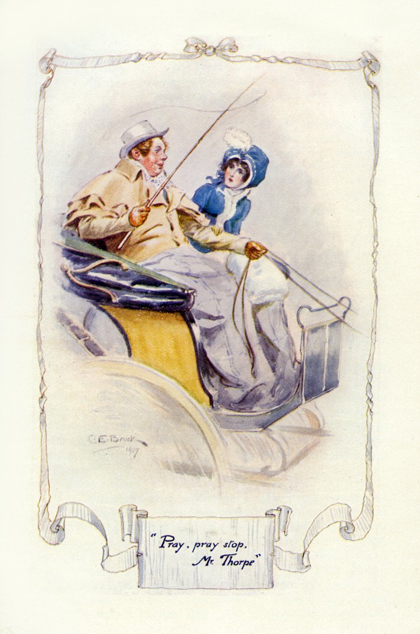 Módlcie się, módlcie się przestań, panie Thorpe, 1907 (ilustracja) autorstwa Charles Edmund Brock
