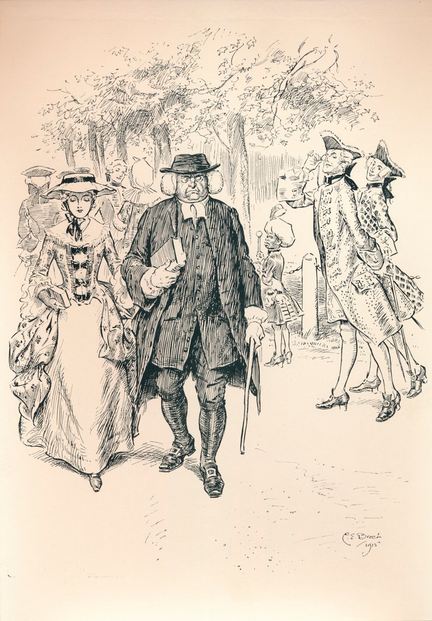 Running The Gauntlet - Etap VI, c1920 autorstwa Charles Edmund Brock