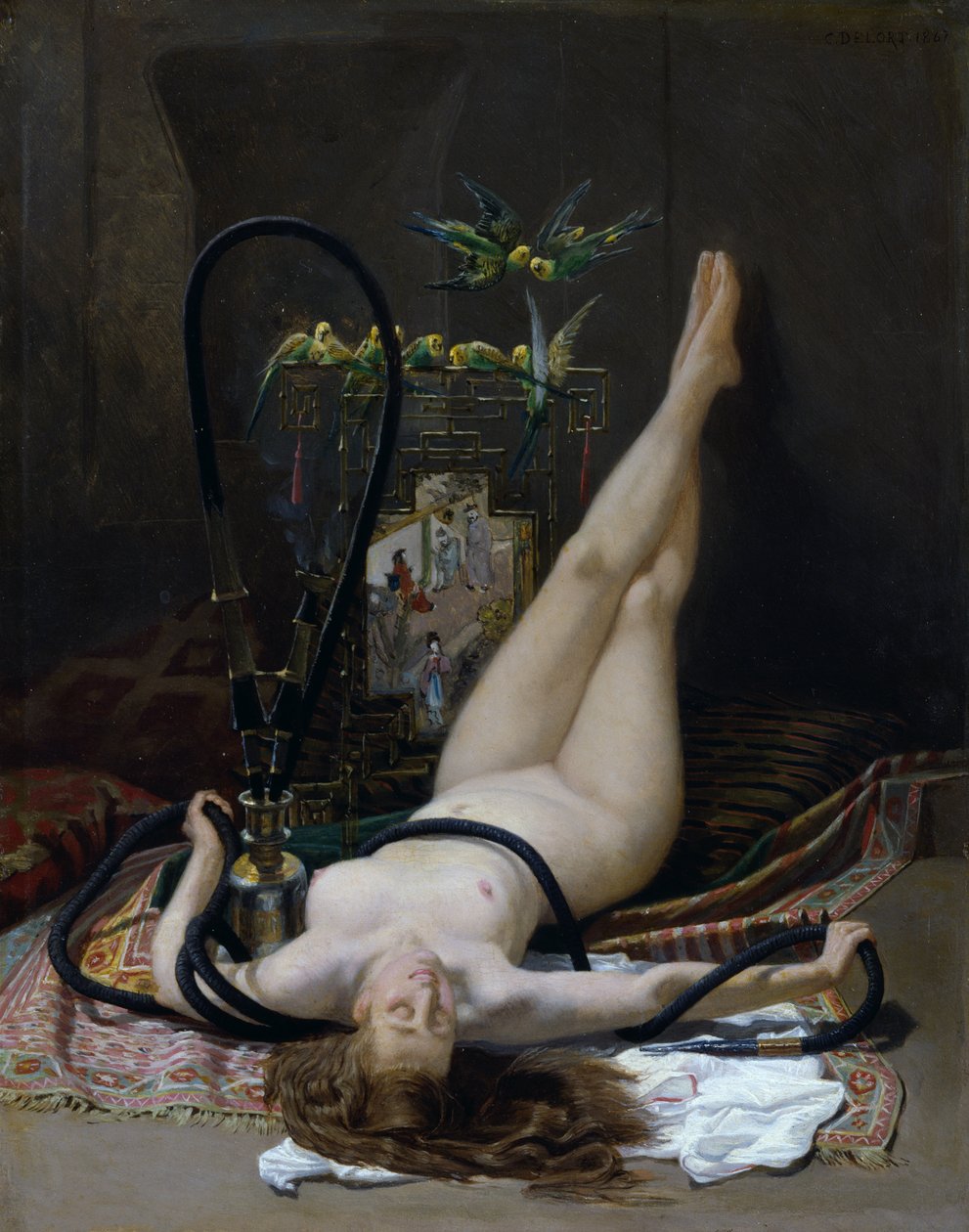 Obfity dym autorstwa Charles Edouard Delort