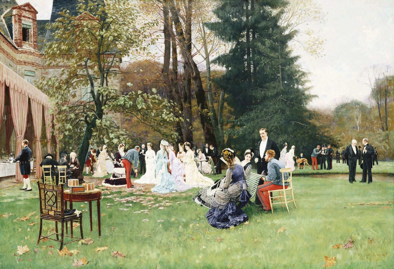 Wesele, Fontainebleau; Wesela, Fontainebleau, autorstwa Charles Edouard Delort