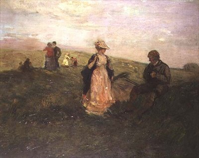 Spacer po wsi autorstwa Charles Edward Conder