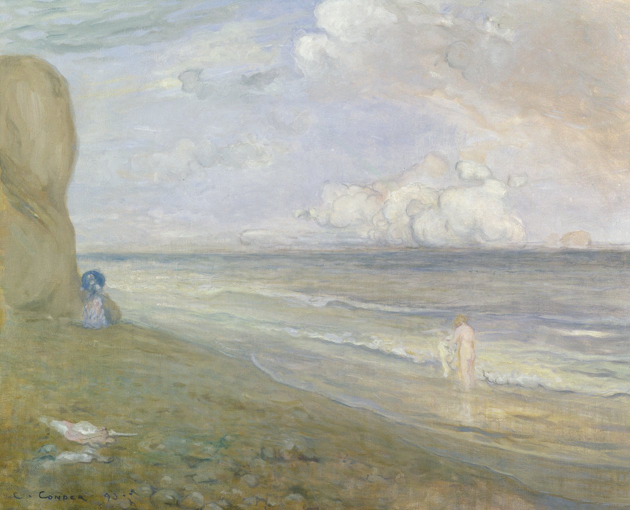 Klify, Dieppe autorstwa Charles Edward Conder