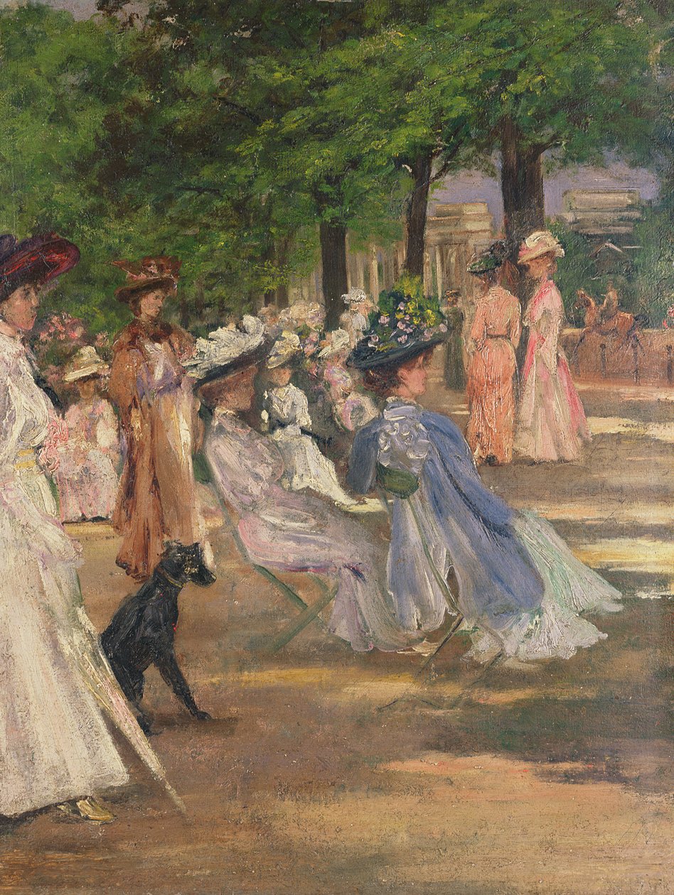 Figurki w Hyde Parku (olej) autorstwa Charles Edward Conder
