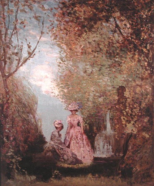 Leśna Polana (olejek) autorstwa Charles Edward Conder