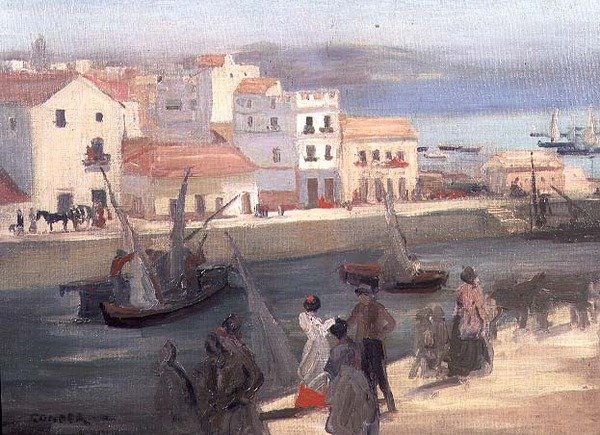 Nabrzeże autorstwa Charles Edward Conder