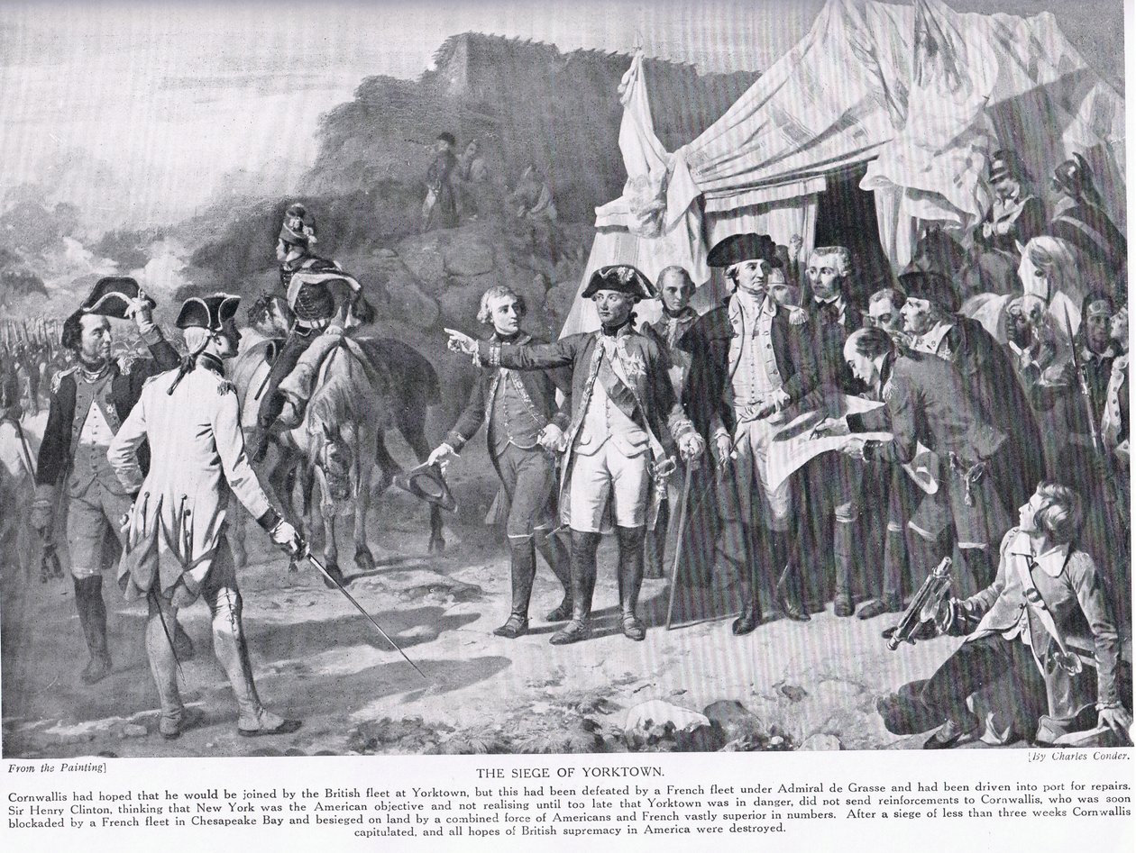 Oblężenie Yorktown, ilustracja z 
