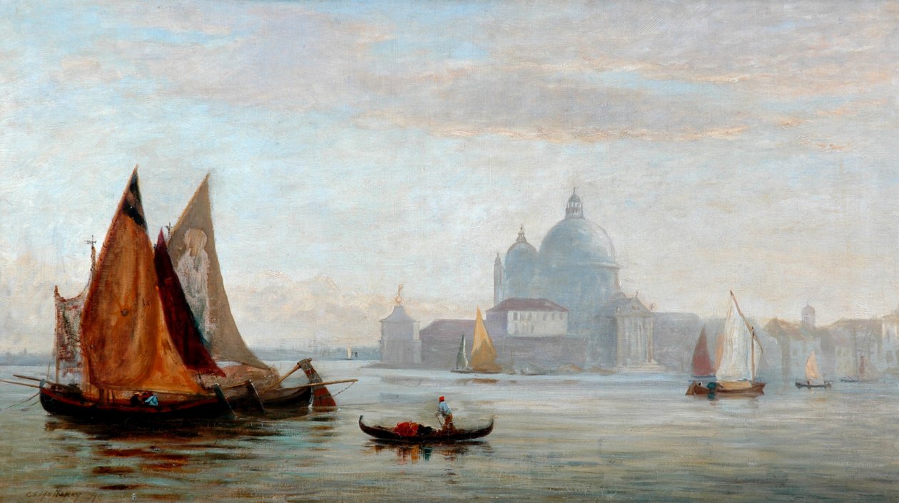 Kościół Santa Maria della Salute, Wenecja, 1875 autorstwa Charles Edward Holloway