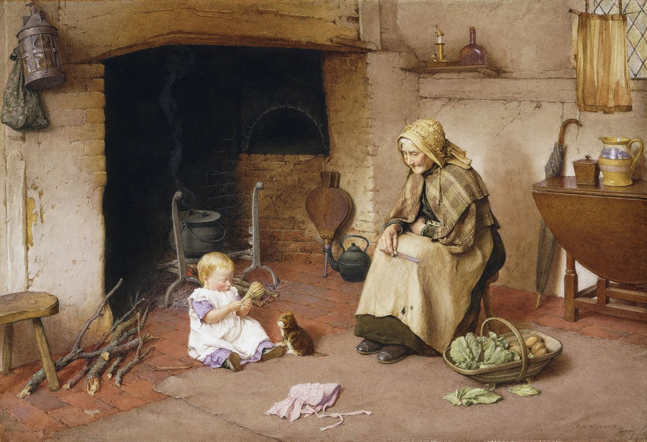 Wizyta u babci autorstwa Charles Edward Wilson