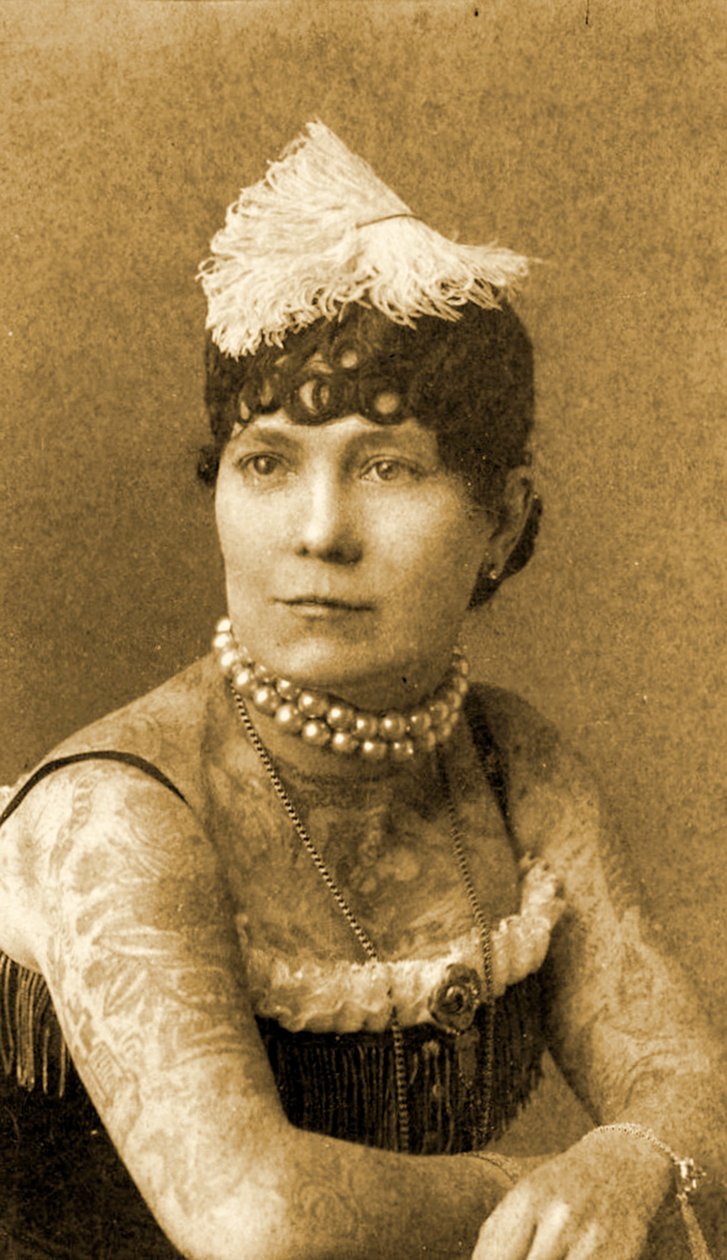 Portret Nory Hildebrandt ok. 1895 r. autorstwa Charles Eisenmann
