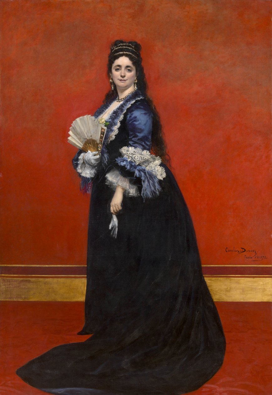 Madame de Rute, z domu Marie Laetitia Bonaparte-Wyse autorstwa Charles Emile Auguste Carolus Duran