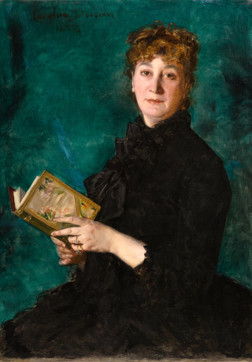 Madame Pauline-Marie-Charlotte Carolus-Duran (1839-1912) autorstwa Charles Emile Auguste Carolus Duran