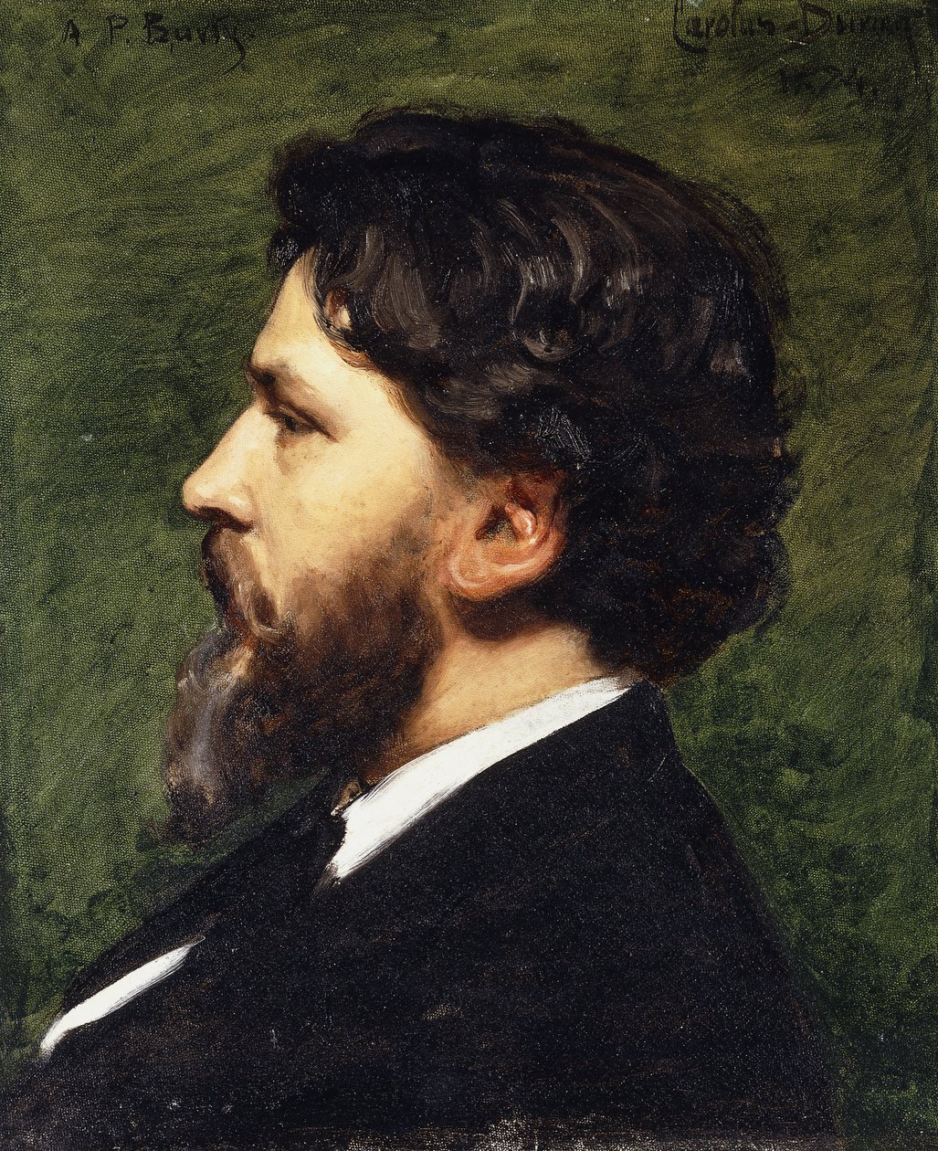 Portret Phillipe Burty, 1874 autorstwa Charles Emile Auguste Carolus Duran