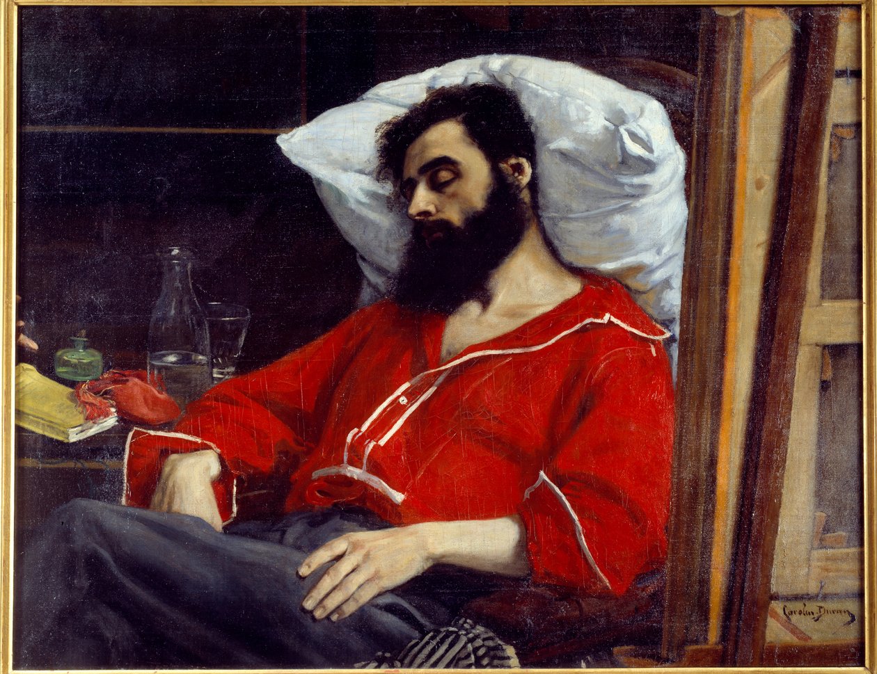 Dochodzi do rekonwalescencji lub go zranił. Obraz Emile Auguste Carolus Duran (Carolus-Duran autorstwa Charles Emile Auguste Carolus Duran