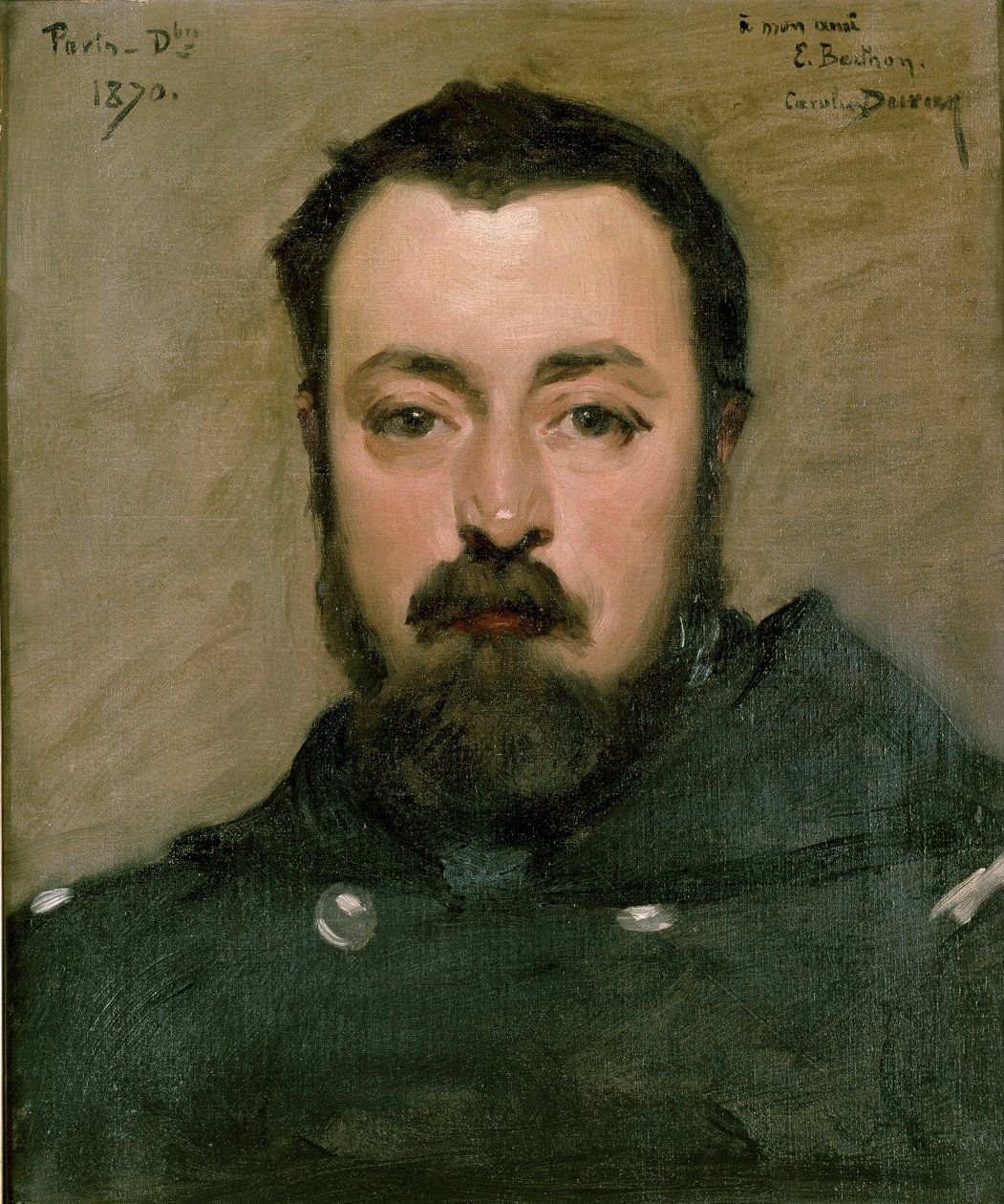 M. Berthon, 1870 autorstwa Charles Emile Auguste Carolus Duran