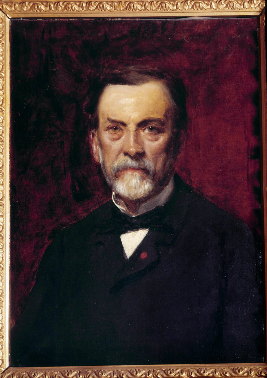Portret Louisa Pasteura (1822-1895) Obraz Emile Auguste Carolus Duran (1837-1917) XIX-wieczny Paryż, Musee Pasteur autorstwa Charles Emile Auguste Carolus Duran