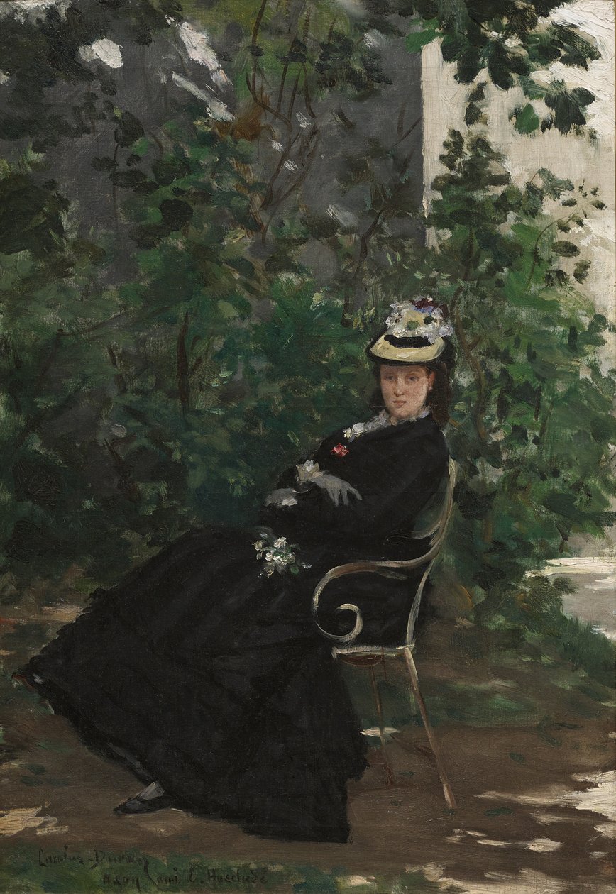 Portret Madame Alice Hoschede, ok. 1872-78 autorstwa Charles Emile Auguste Carolus Duran
