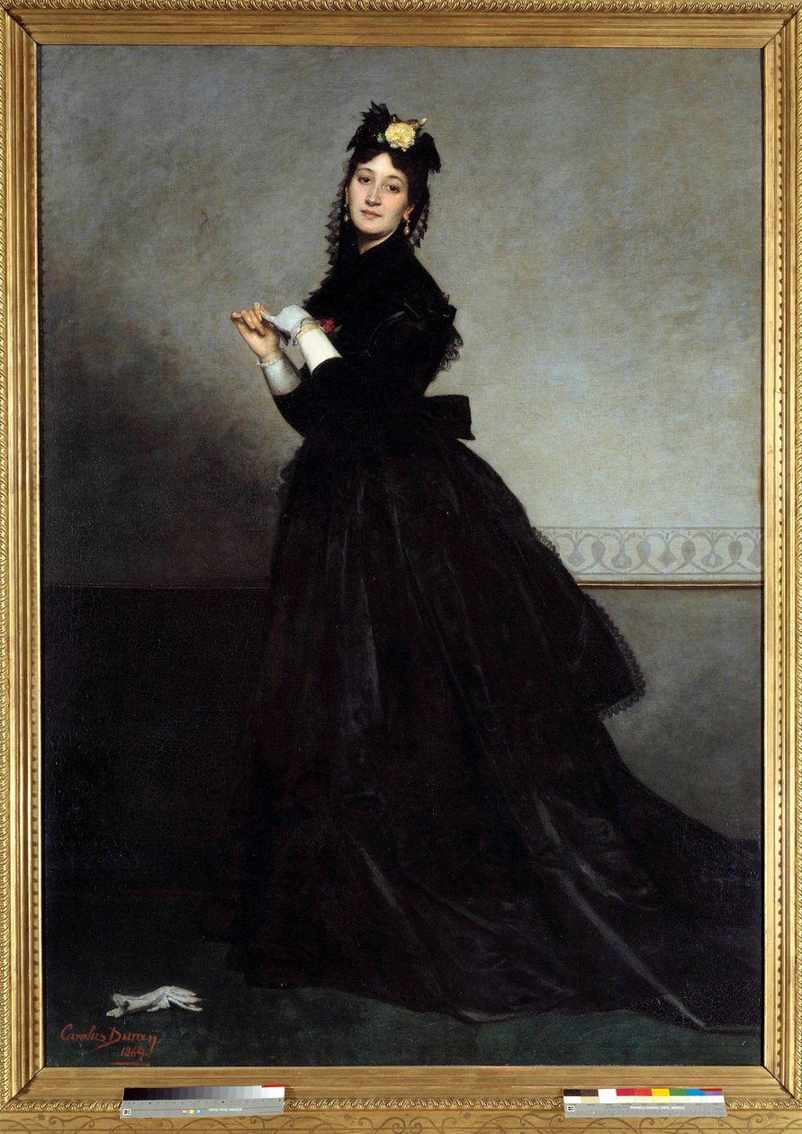 Dama w rękawiczce Obraz Emile Auguste Carolus Duran (1837-1917) 1869 Nd. 2,28 x 1,64 m Paryż, Musee d