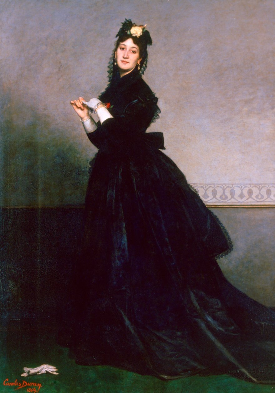 Kobieta w rękawiczce, 1869 autorstwa Charles Emile Auguste Carolus Duran