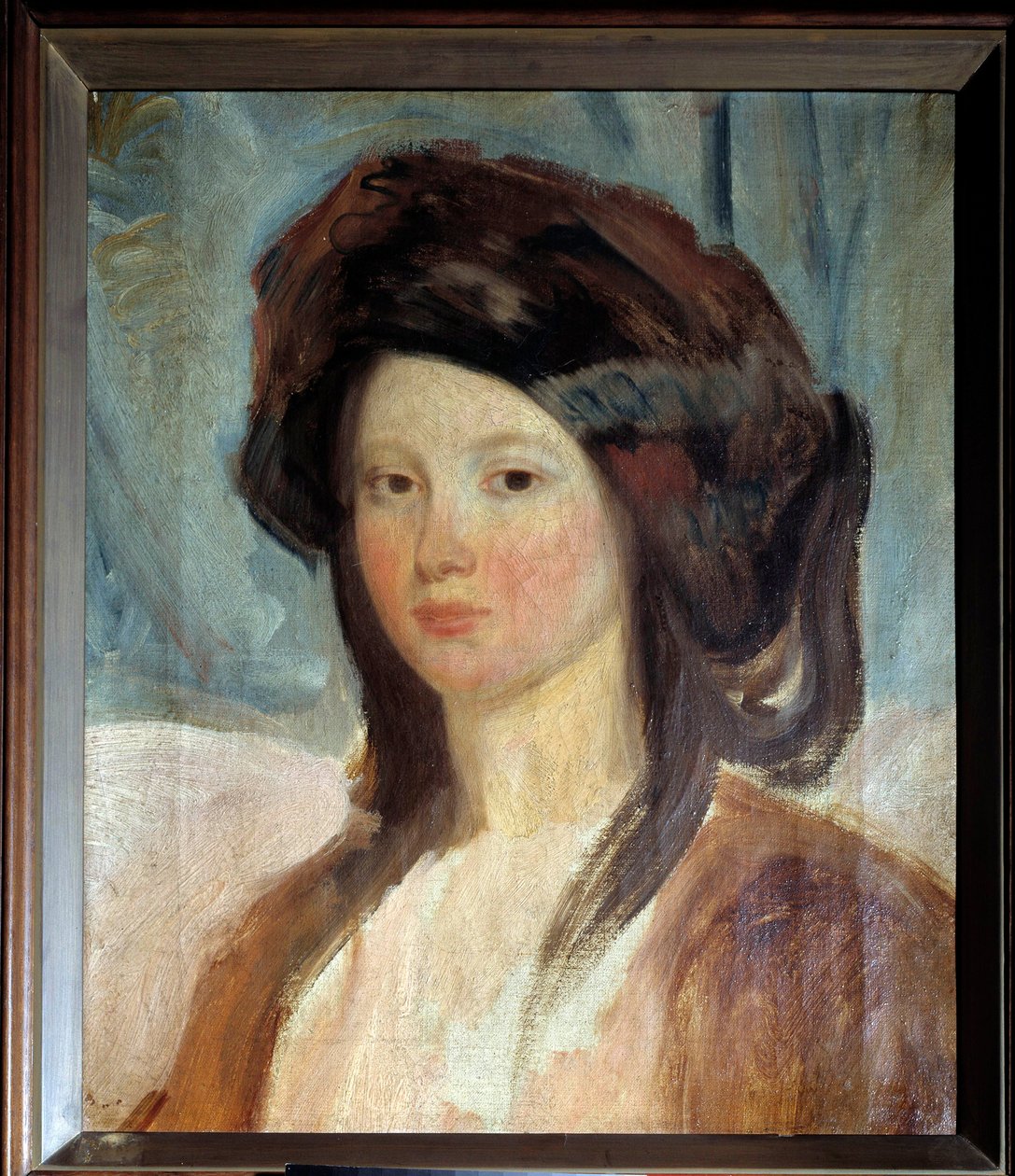 Portret Juliette Drouet (1806-1883), aktorki i kochanki Victora Hugo Obraz Charlesa Emile Champmartina (1797-1883) XIX-wieczny Paryż, dom Victor Hugo autorstwa Charles Emile Callande de Champmartin