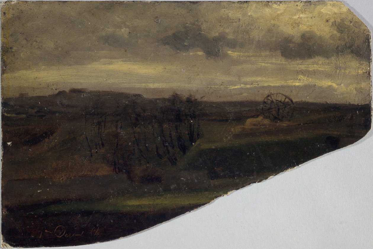 Wieś w pobliżu Paryża autorstwa Charles Emile Cuisin