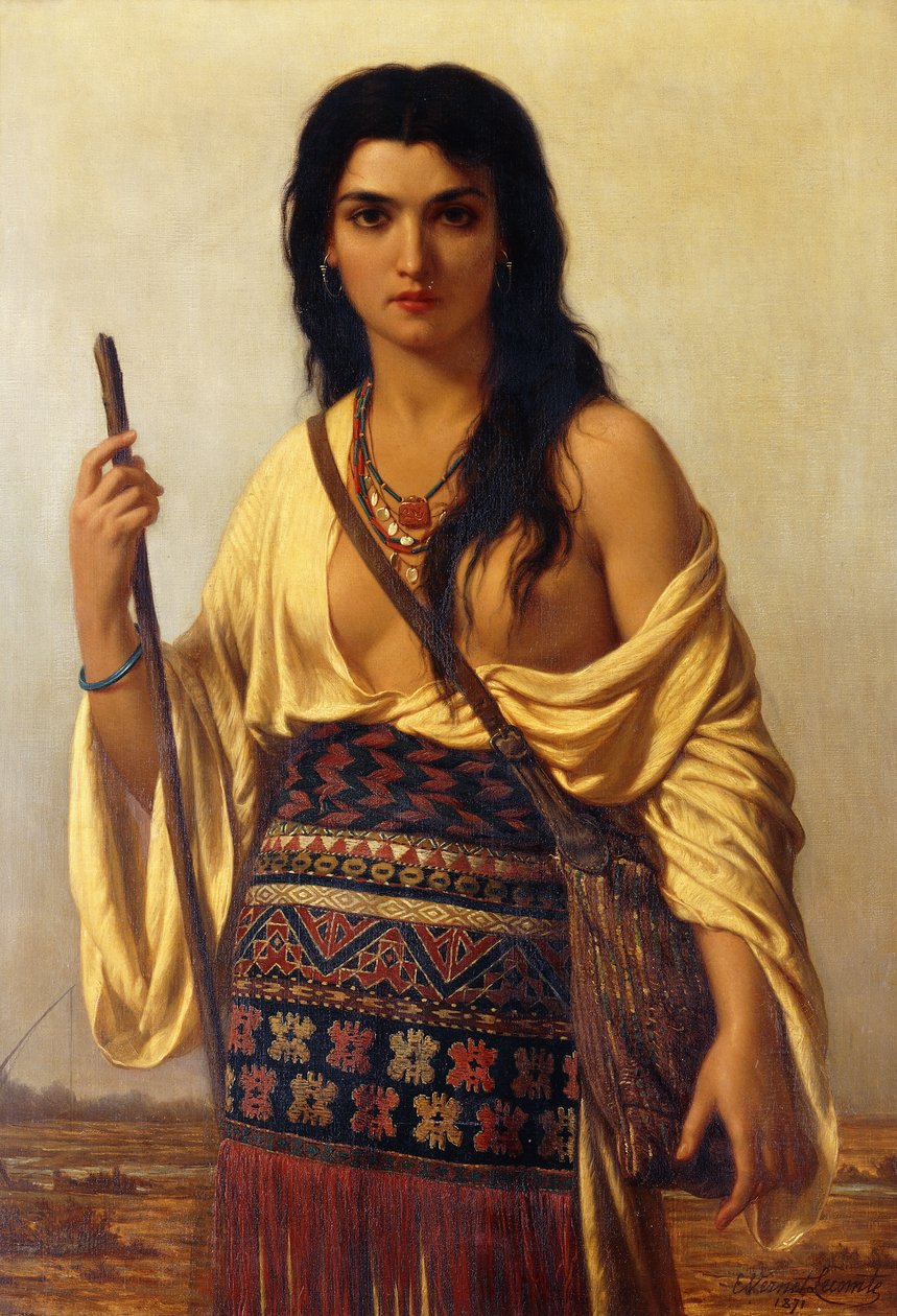Minnehaha, 1871 autorstwa Charles Emile Hippolyte Vernet Lecomte