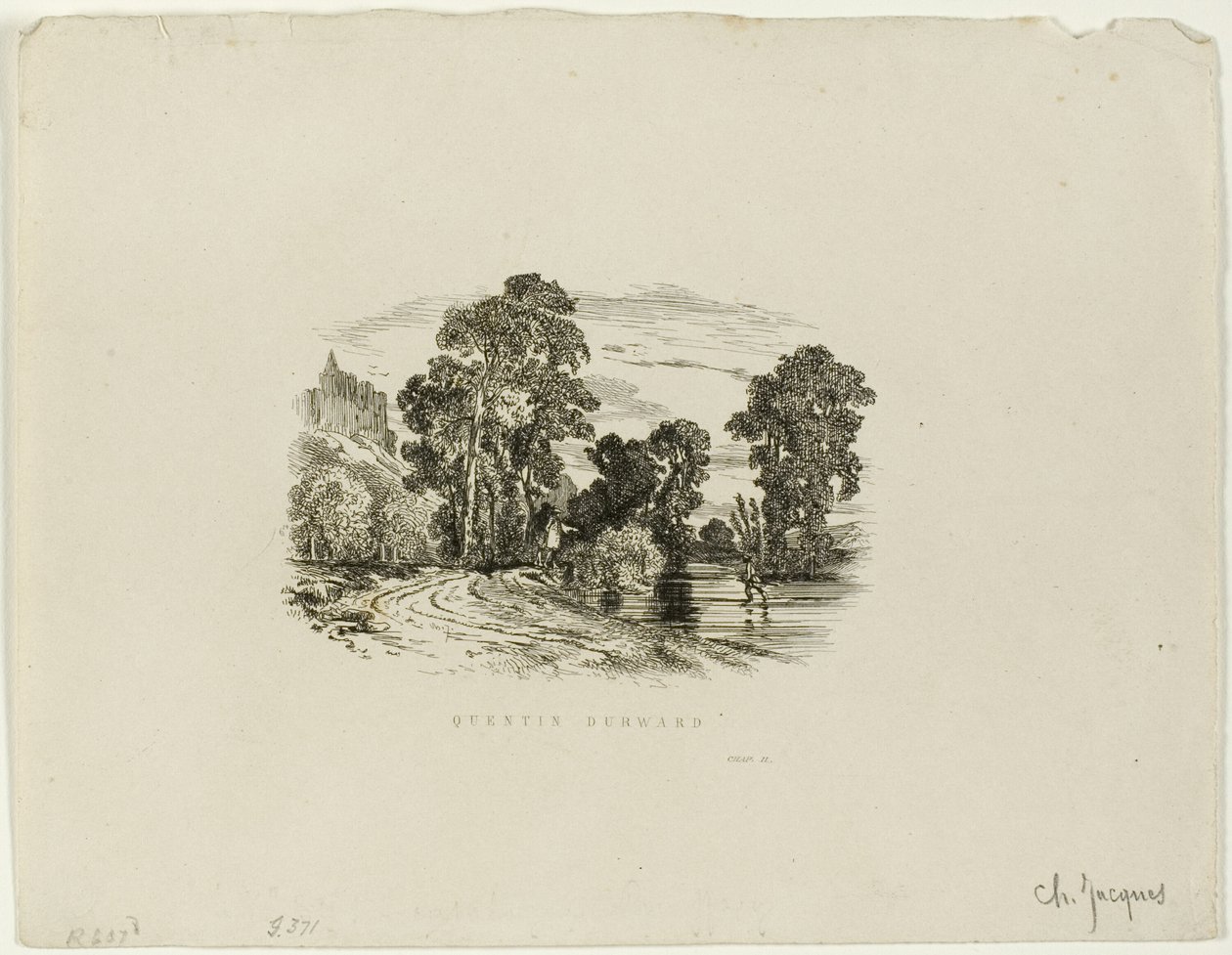 Zamek autorstwa Charles Emile Jacque