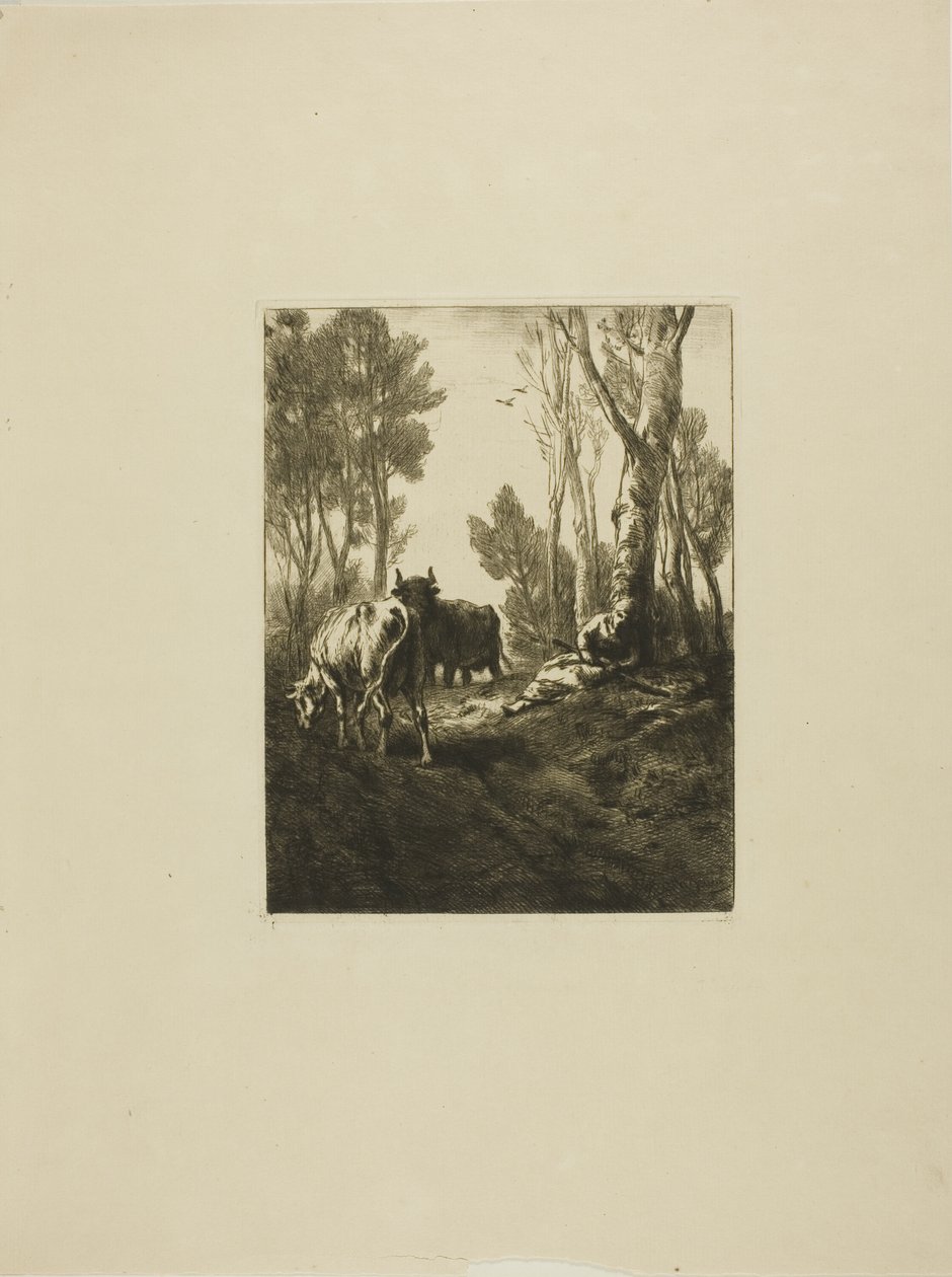 Pasterz autorstwa Charles Emile Jacque