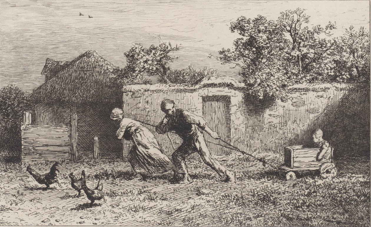 Załoga, 1865. autorstwa Charles Emile Jacque