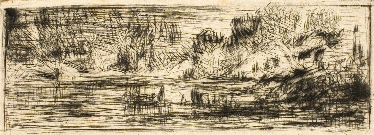Krajobraz autorstwa Charles Emile Jacque