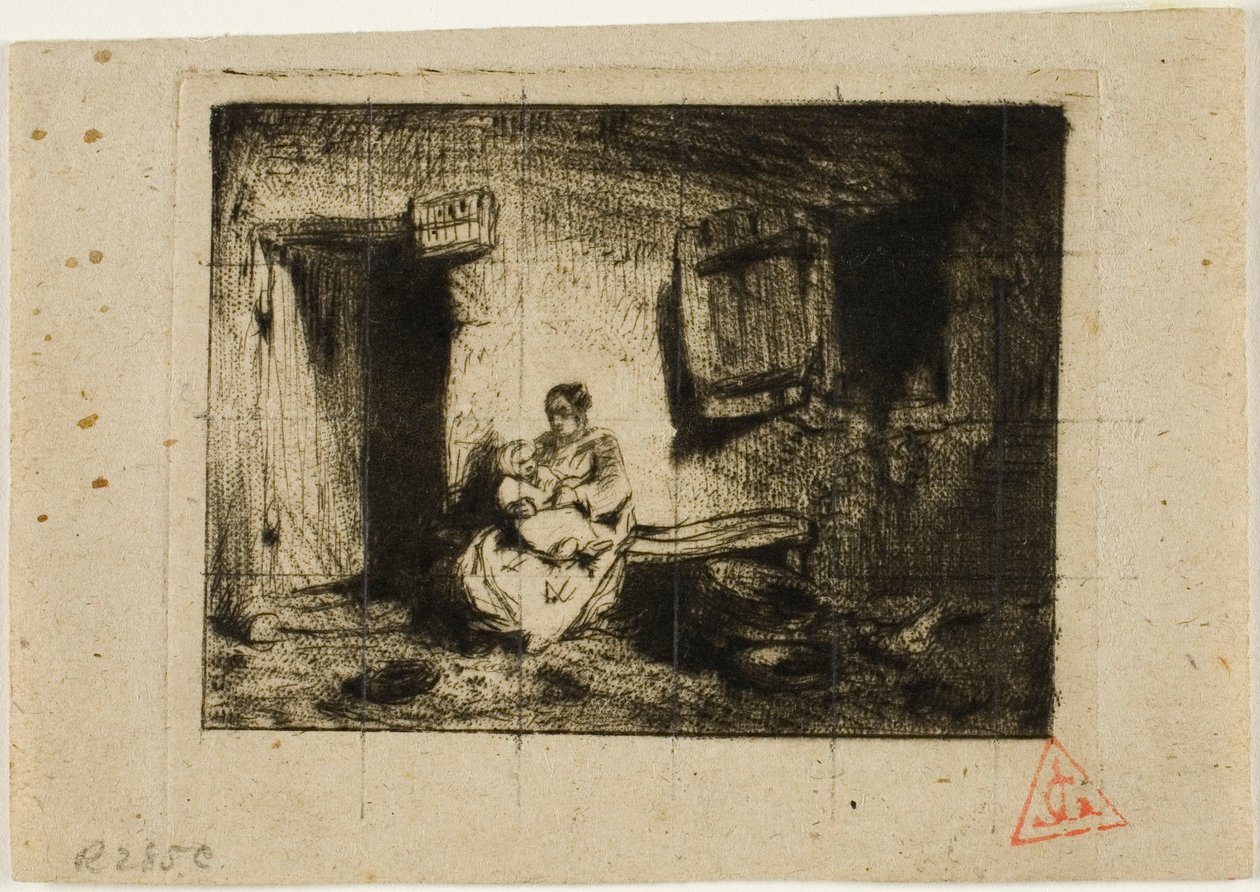 Niańka autorstwa Charles Emile Jacque