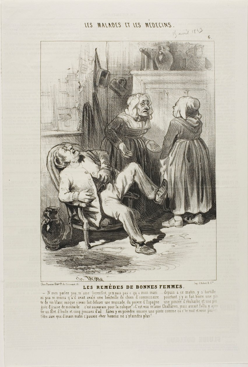 Stare środki zaradcze dla kobiet (płytka 6) autorstwa Charles Emile Jacque
