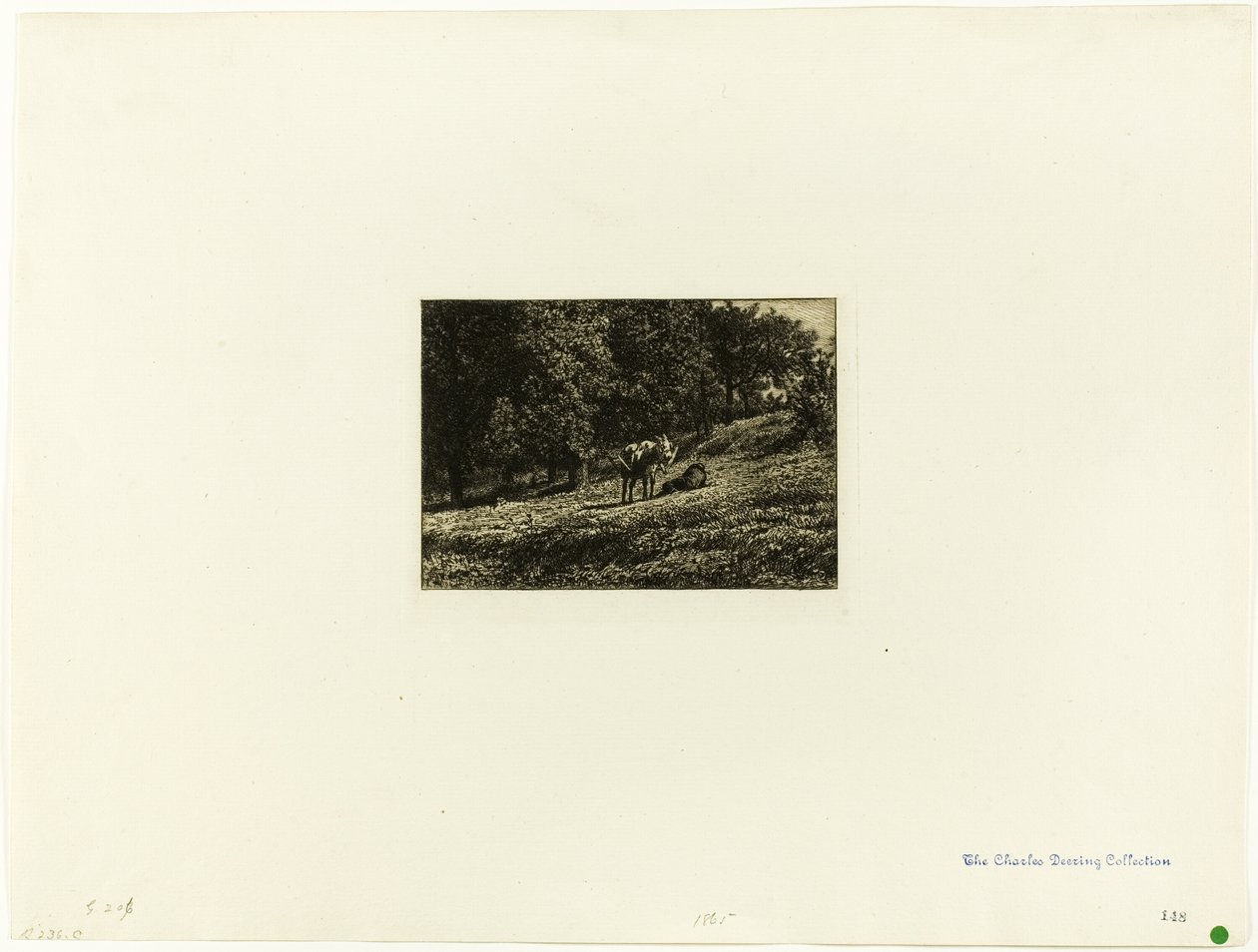 sad owocowy autorstwa Charles Emile Jacque