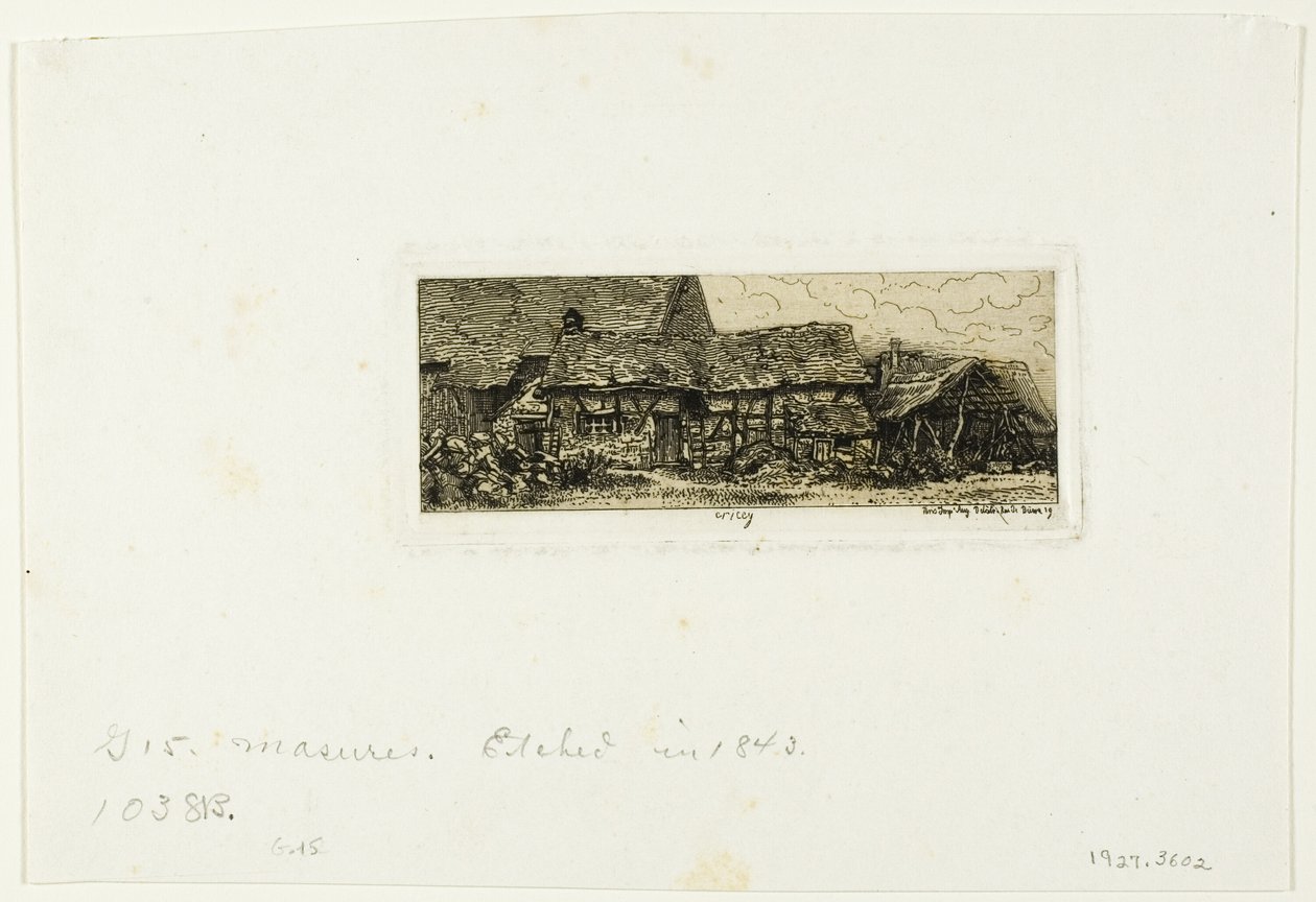 Chłop mieszkający w Cricey autorstwa Charles Emile Jacque