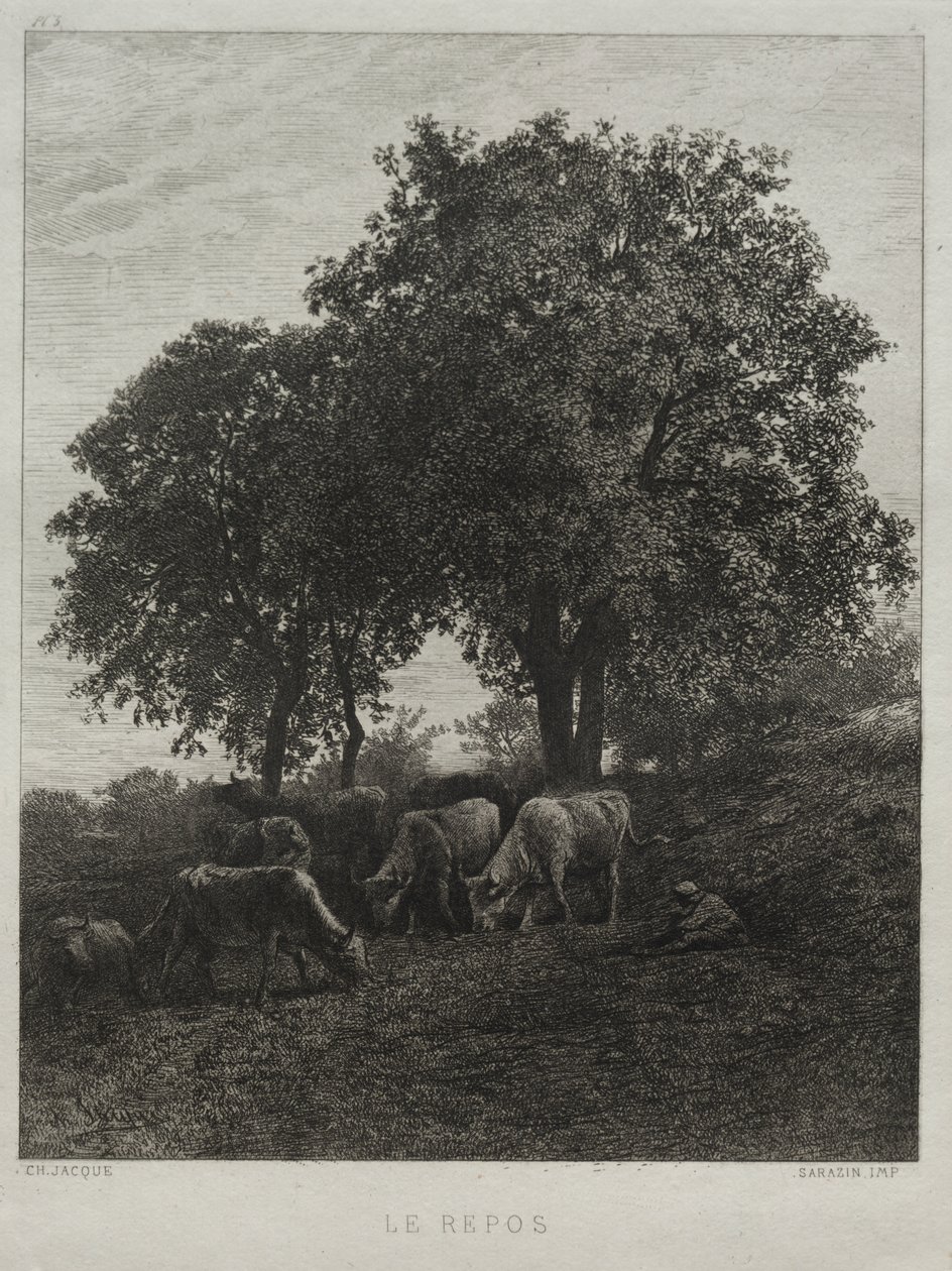 Reszta autorstwa Charles Emile Jacque