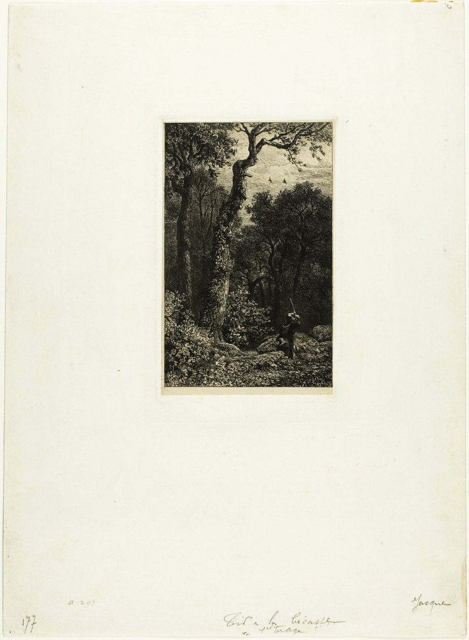 Strzelanie do słonka autorstwa Charles Emile Jacque