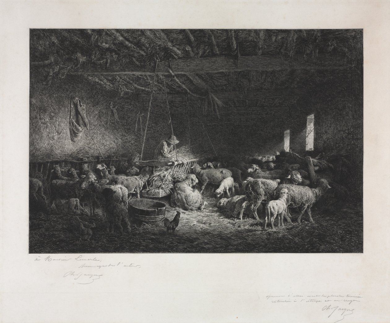 Stabilny autorstwa Charles Emile Jacque