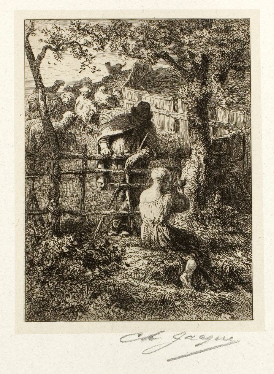 Lato autorstwa Charles Emile Jacque