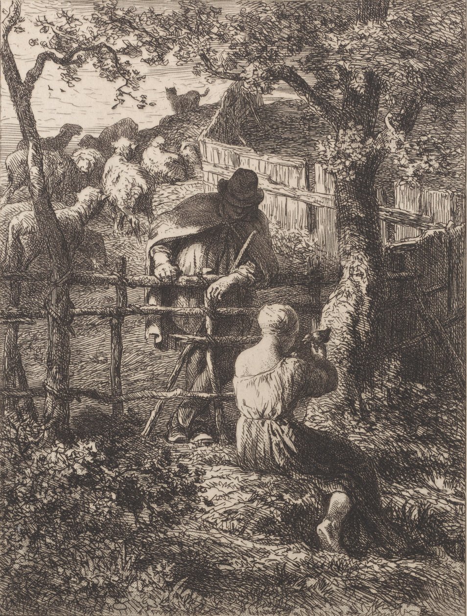 Lato, 1864. autorstwa Charles Emile Jacque