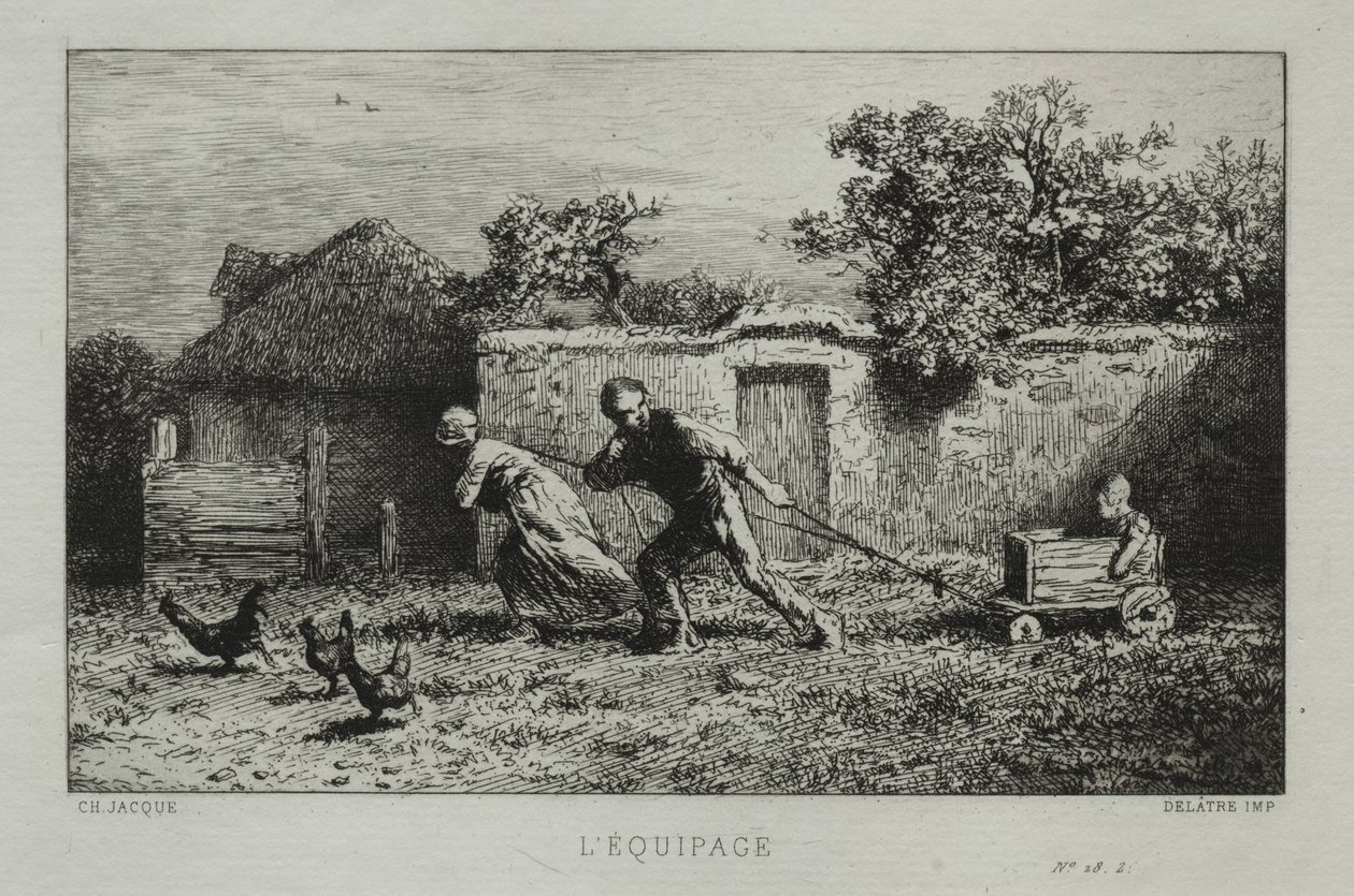 Załoga autorstwa Charles Emile Jacque