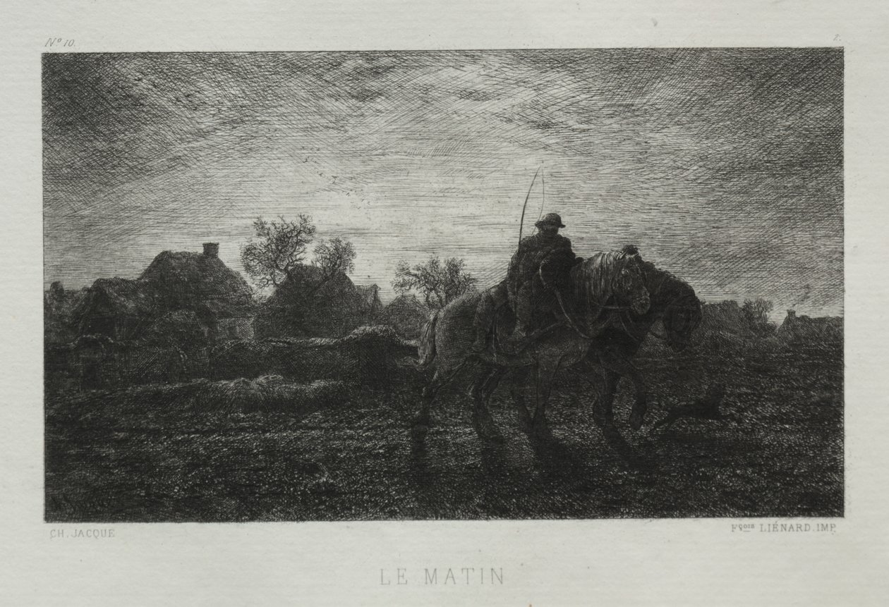 Poranek autorstwa Charles Emile Jacque