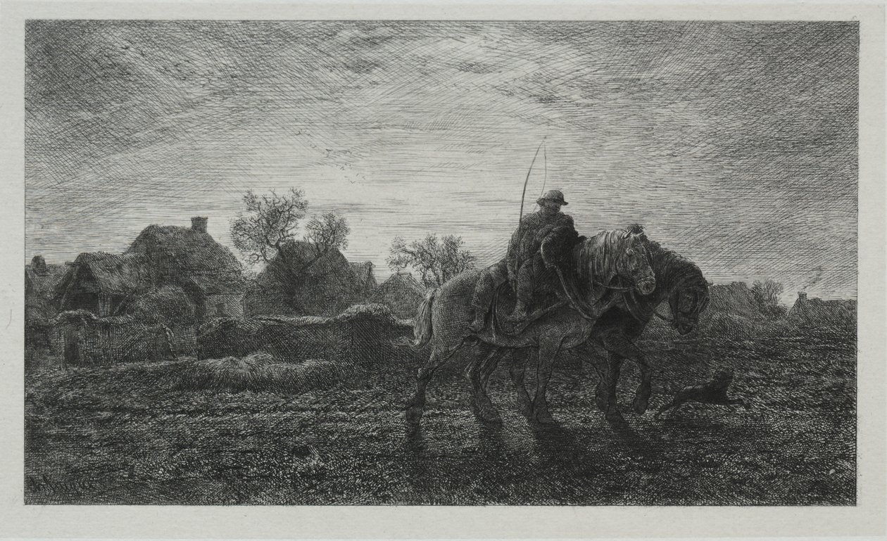 Poranek autorstwa Charles Emile Jacque